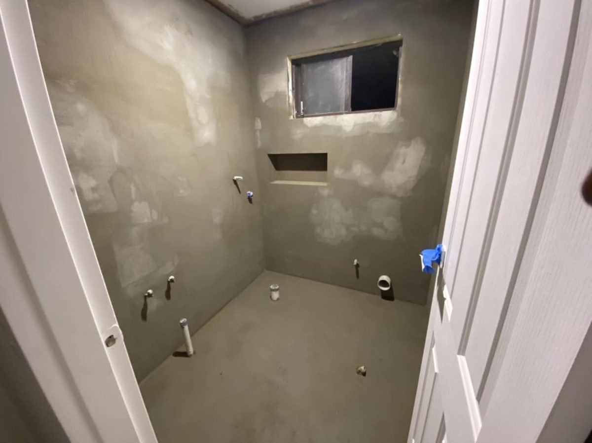 Bathroom renovation by SKC Plastering Perth